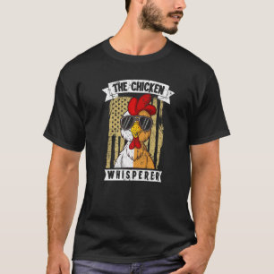 The Chicken Whisperer Barnyard Harvest Farming Bar T-Shirt