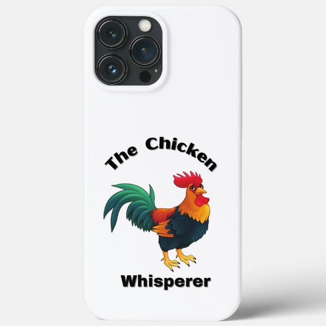 The Chicken Whisperer. chickens, humour, funny Case-Mate iPhone Case (Back)