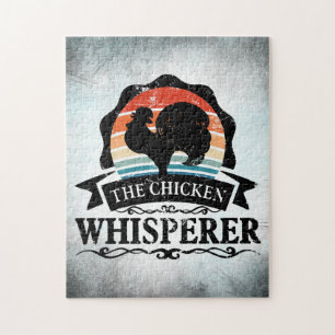 The Chicken Whisperer Funny Jigsaw Puzzle