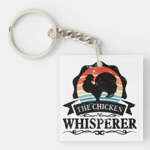 The Chicken Whisperer Funny Key Ring