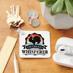 The Chicken Whisperer Funny Key Ring