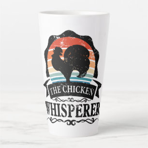The Chicken Whisperer Funny Latte Mug