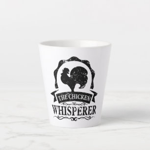 The Chicken Whisperer Funny Latte Mug