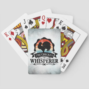 The Chicken Whisperer Funny Playing Cards