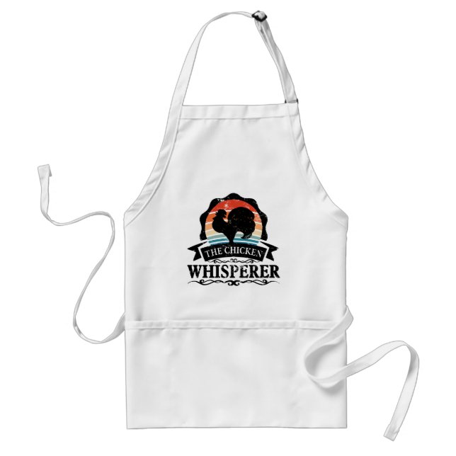 The Chicken Whisperer Funny Standard Apron (Front)