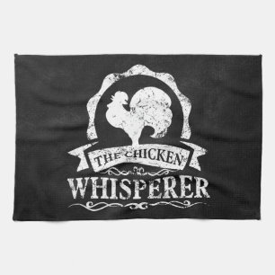 The Chicken Whisperer Funny Tea Towel