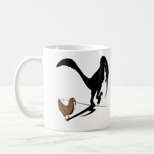 The Chickens Remember (Dinosaur Cartoon) Coffee Mug