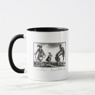 The Chief of the Savages Scalping his Enemy Mug