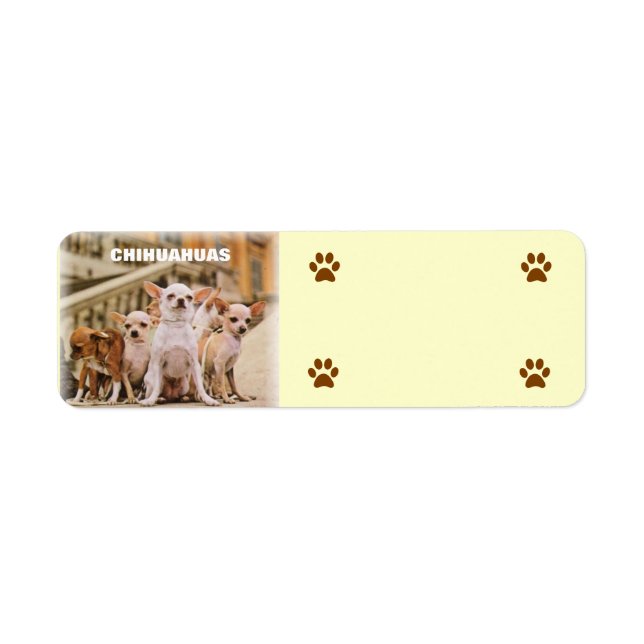 The Chihuahua Gang Return Address Label (Front)