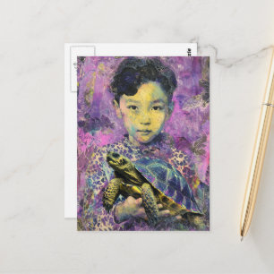 The Child and the Turtle Postcard