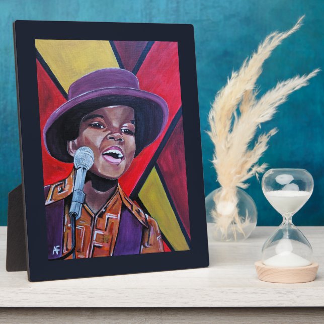 The Child Prodigy Painting by Alfred Fox Plaque (Side)