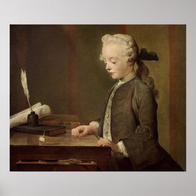 The Child with a Teetotum Poster (Front)