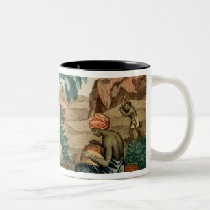 The Childhood of Paul and Virginie Two-Tone Coffee Mug
