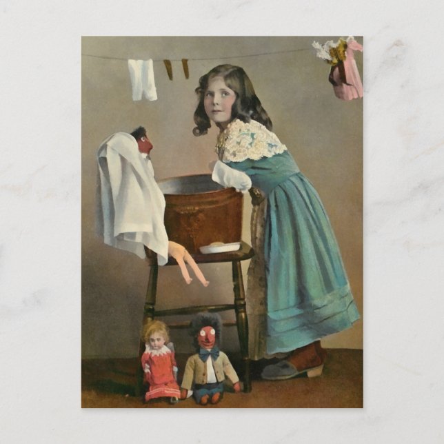 THE CHILDREN GIVE ME SUCH A LOT OF WORK POSTCARD (Front)