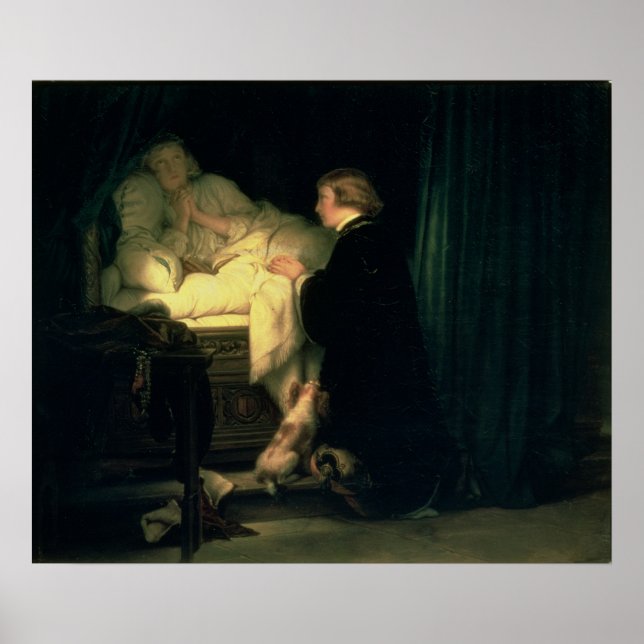 The Children of King Edward IV of England, 1852 Poster (Front)