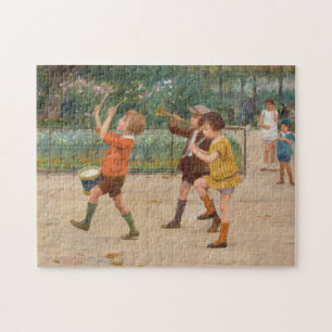 The Children’s Band   Victor Gabriel Gilbert Jigsaw Puzzle