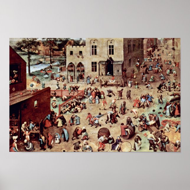 The Children'S Games By Bruegel D. Ä. Pieter (Best Poster (Front)