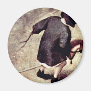 The Children'S Games Detail By Bruegel D. Ä. Piet Magnet