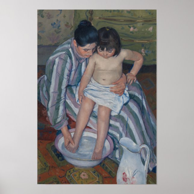 The Child's Bath by Mary Cassatt - Poster (Front)