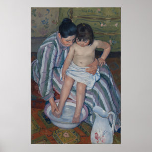 The Child's Bath by Mary Cassatt Poster