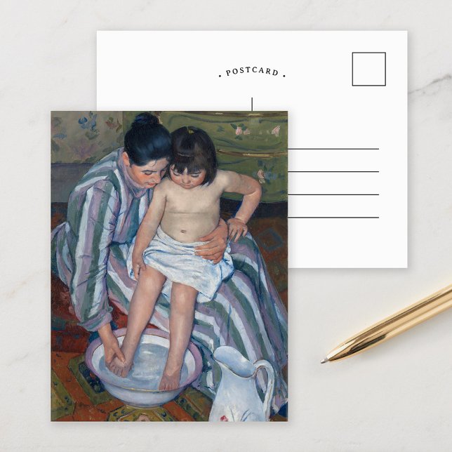 The Child's Bath | Mary Cassatt Postcard (Creator Uploaded)