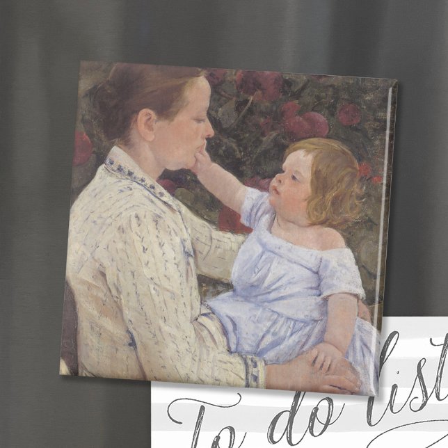 The Child's Caress | Mary Cassatt Magnet (Creator Uploaded)