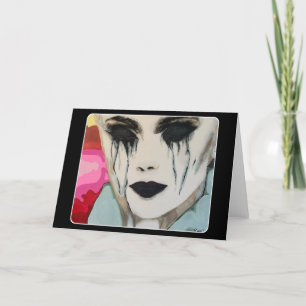 ‘The Chill’ Painting on a  Thank You Card