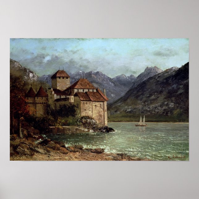 The Chillon Castle, 1875 Poster (Front)