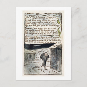 'The Chimney Sweeper', plate 41 (Bentley 37) from Postcard