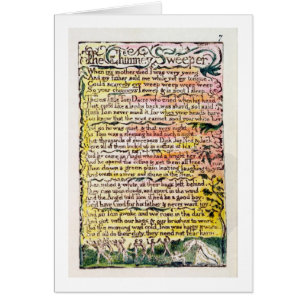 'The Chimney Sweeper', plate 7 (Bentley 12) from '