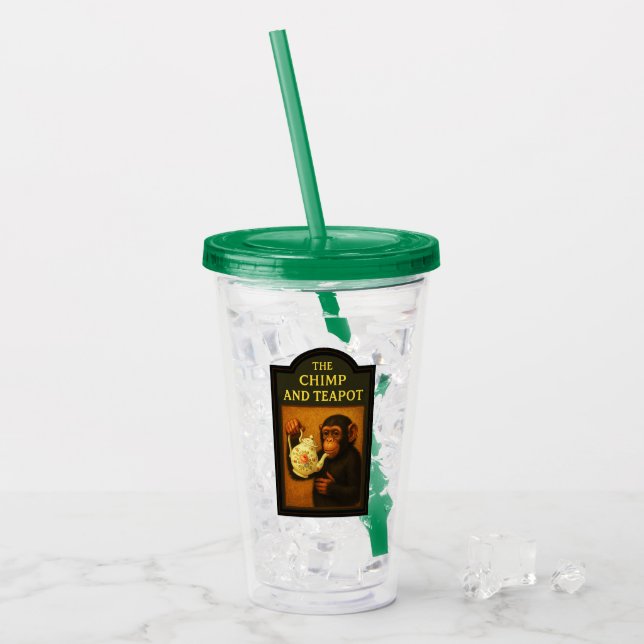 The Chimp And Teapot Pub Acrylic Tumbler (Front Ice)