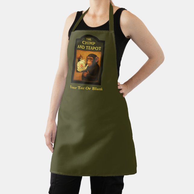 The Chimp And Teapot Pub Apron (Insitu)