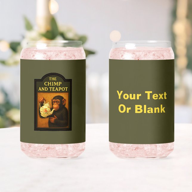 The Chimp And Teapot Pub Can Glass (Insitu (Wedding))