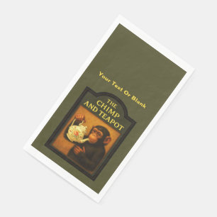 The Chimp And Teapot Pub Napkin