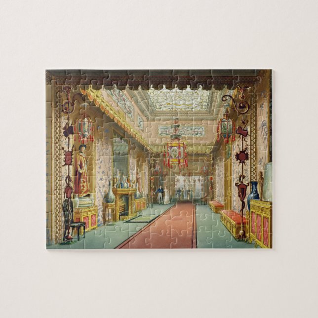 The Chinese Gallery, from 'Views of the Royal Pavi Jigsaw Puzzle (Horizontal)