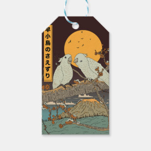 The chirping of small birds gift tags