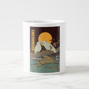 The chirping of small birds large coffee mug