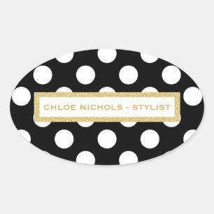 THE CHLOE BUSINESS STICKER/SEAL OVAL STICKER