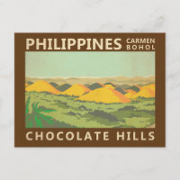 The Chocolate Hills Philippines Vintage