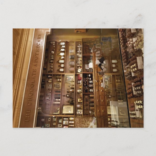 The Chocolate Shoppe Postcard (Front)