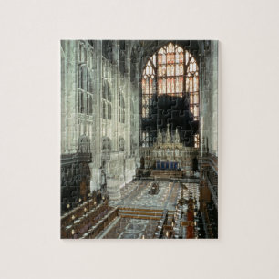 The choir and east window, 12th century (photo) jigsaw puzzle