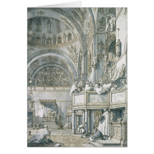 The Choir Singing in St. Mark's Basilica,