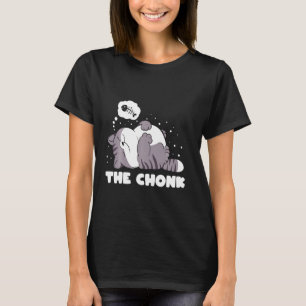 The Chonk Lazy Cat Funny Meme T-Shirt