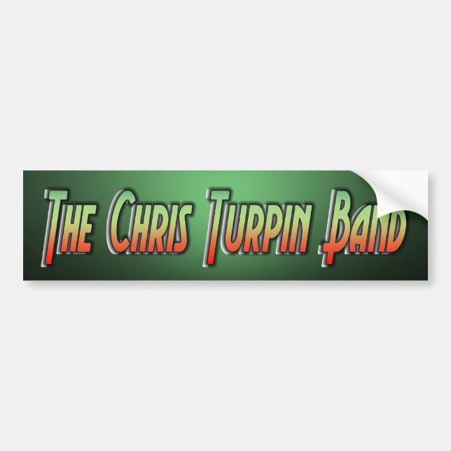The Chris Turpin Band Bumper Sticker (Front)
