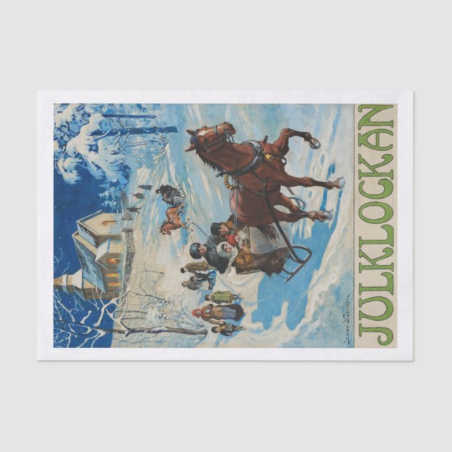 The Christmas Bell by Jenny Nystrom Tissue Paper (Front)