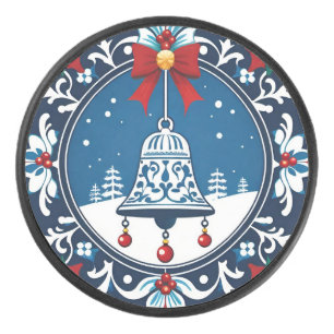 The Christmas Bell Hockey Puck