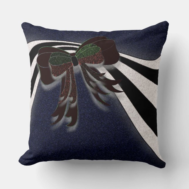 The Christmas Bow - Cushion (Front)