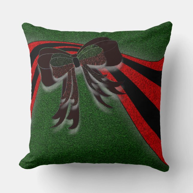 The Christmas Bow - Cushion (Front)