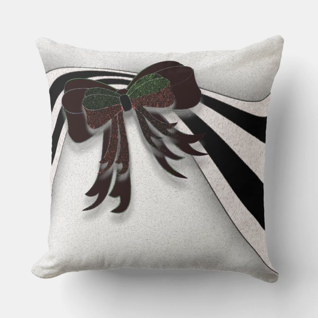 The Christmas Bow - Cushion (Front)
