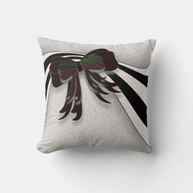The Christmas Bow - Cushion (Front)